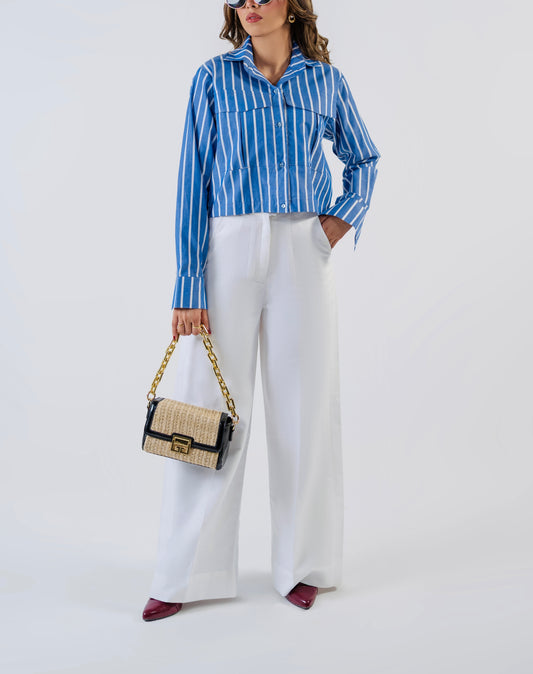 Blue Striped Shirt