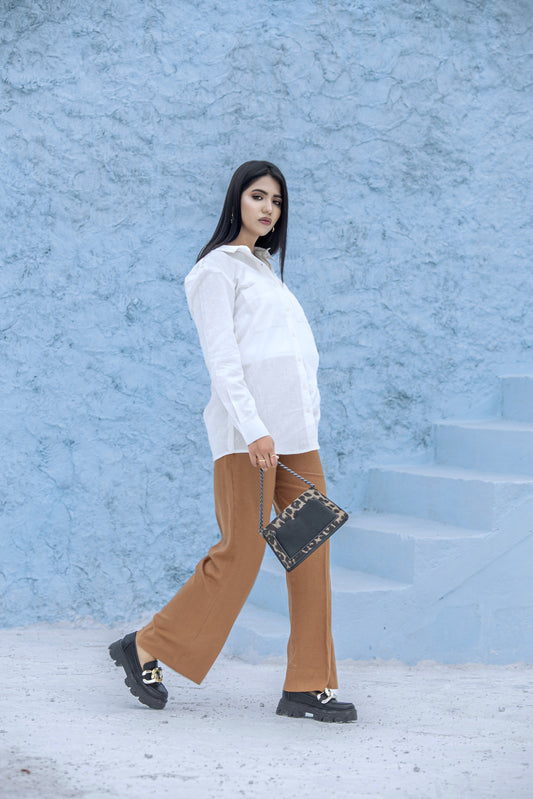 Tailored Brown Pants