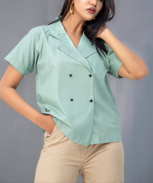 Korean Style Mint Top