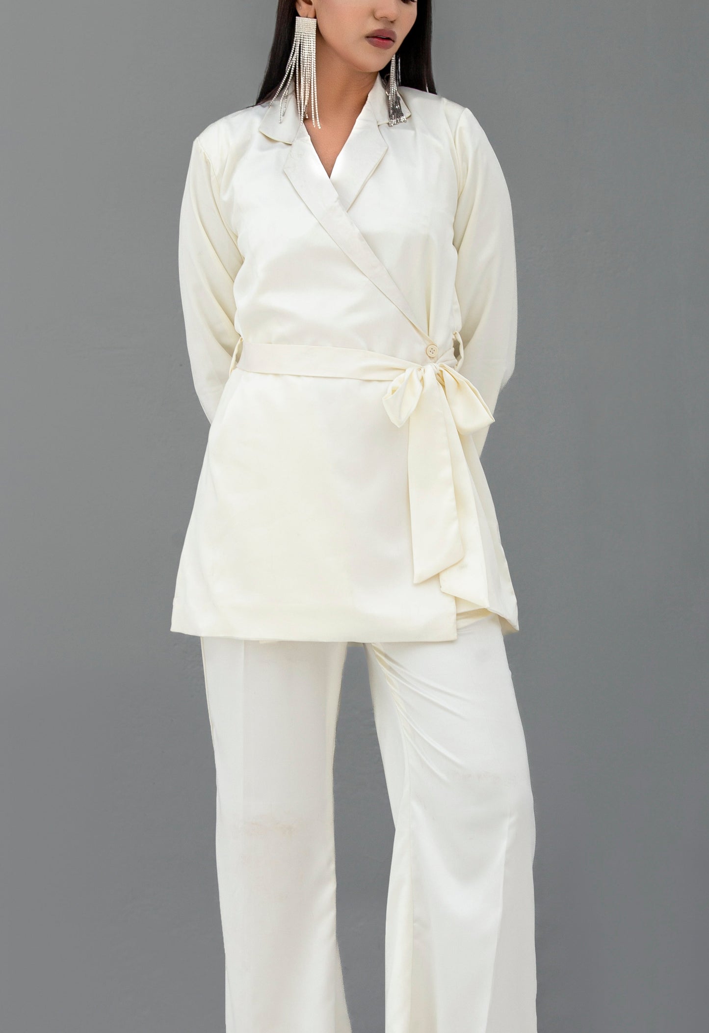 Swan White Suit