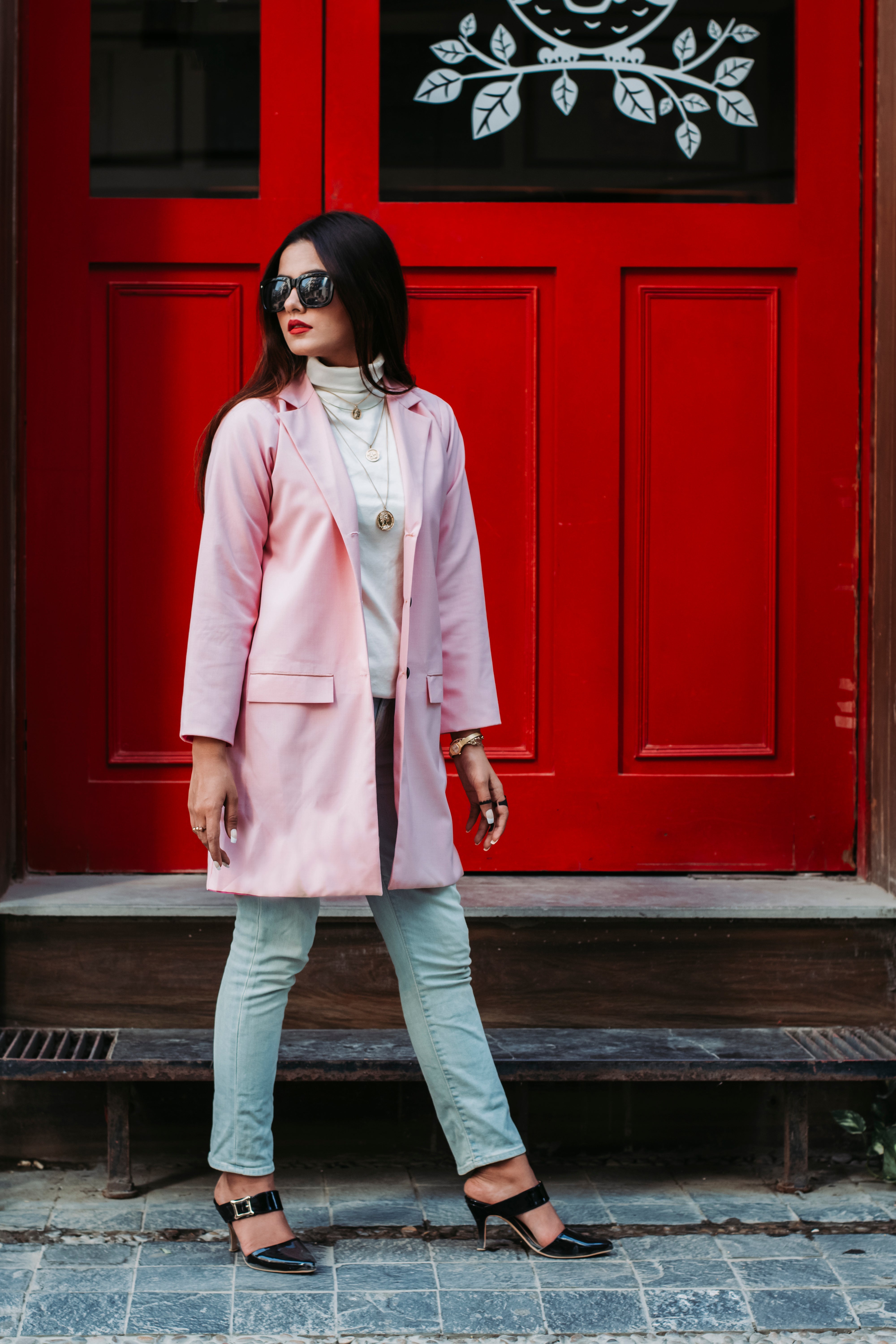 Pink Candy Long Coat