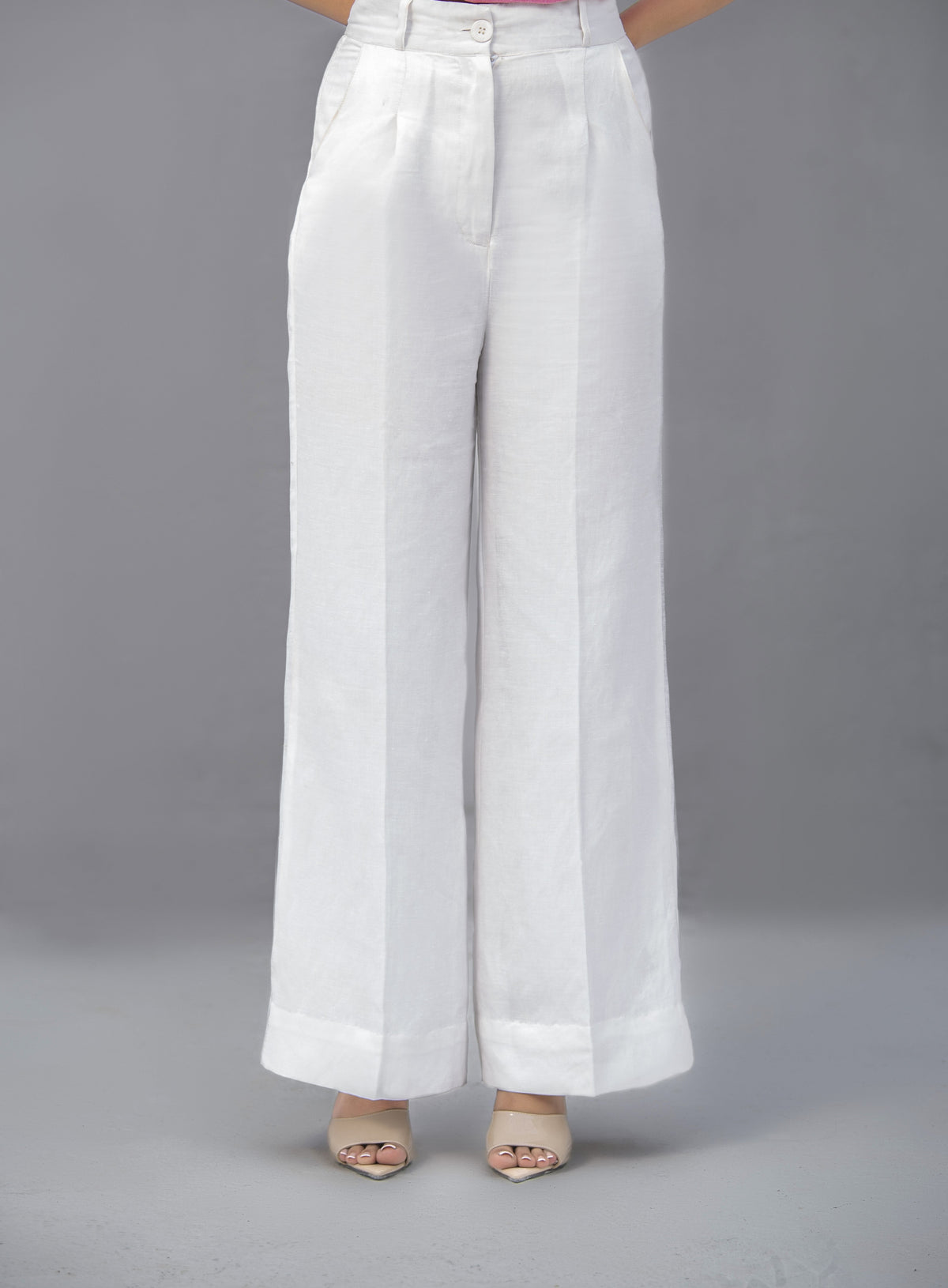 Trendy White Pants